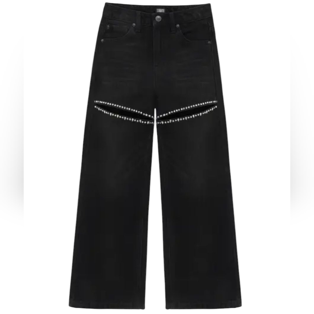 Truce Black Studded Big girl Jeans.... Size 14
